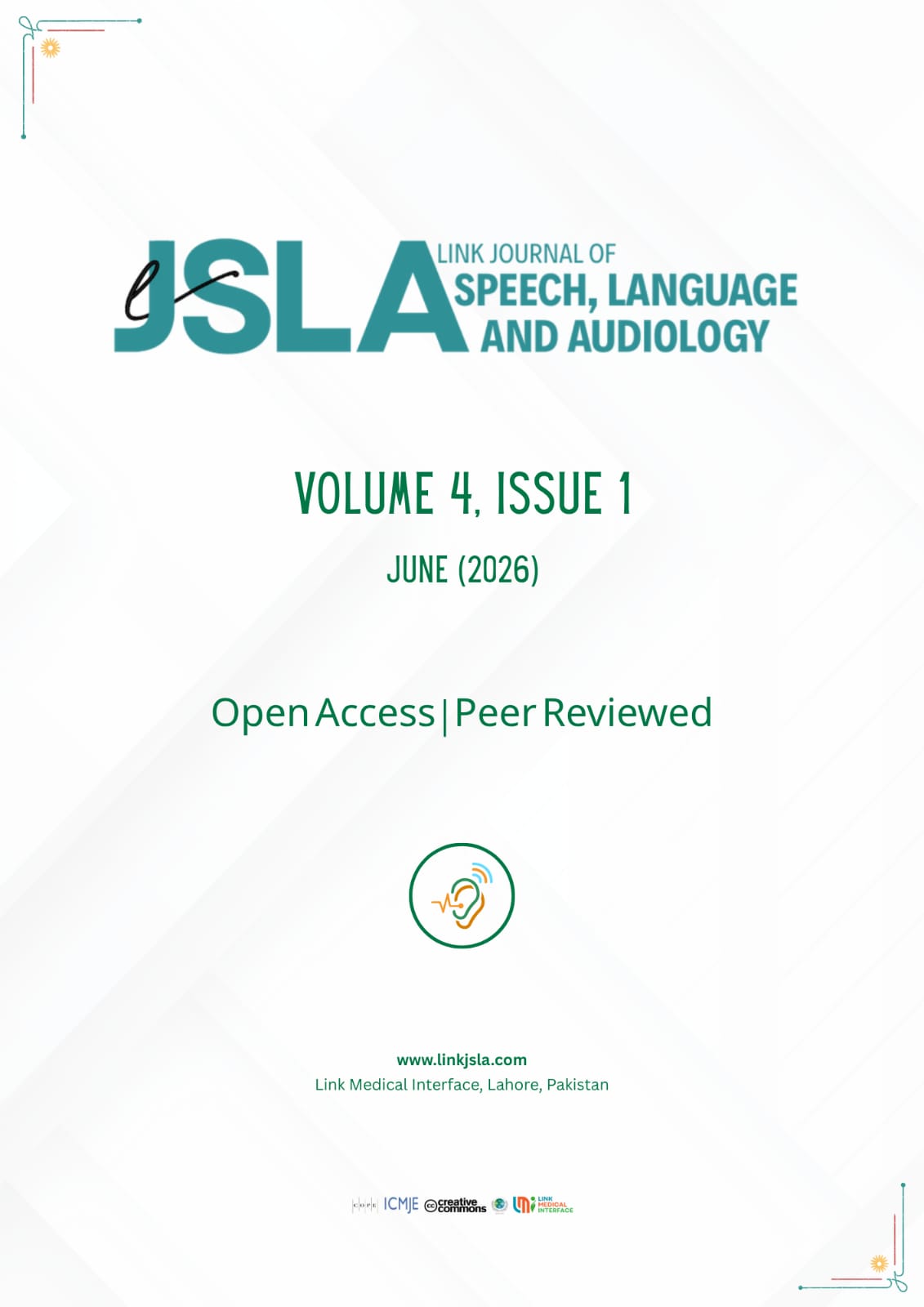 					View Volume 4, Issue 1 (June 2026)
				